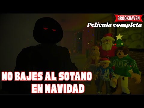 DON'T GO DOWN TO THE BASEMENT AT CHRISTMAS - Full Movie | Mini Movie | Brookhaven rp🏡Roblox story