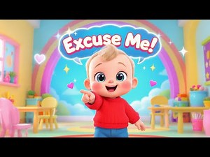 Excuse Me, Excuse Me Song – Good Manners Rhyme for Kids | Little Stars World 🌟