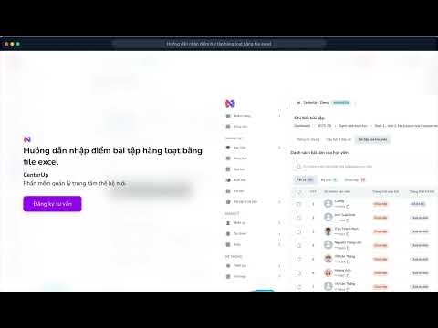Hướng dẫn nhập điểm bài tập hàng loạt bằng file excel