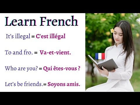 IMPORTANT FRENCH Sentences, Phrases and Words Pronunciations You Must Know | Learn French