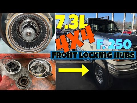 96 Ford F250 7.3L: 4X4 Front Locking Hubs