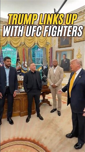 President Trump INVITES UFC fighters to the White House!