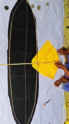 Dhaous Kite Making Part 3 | Big Traditional Kite with Polythene (Fire Trick)