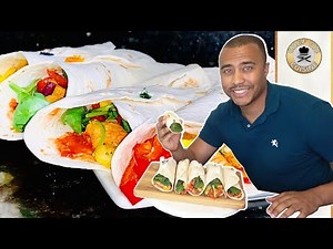 Chicken Mediterranean Wrap Recipe | Chef Vic Cuisine