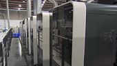 A line of KBA Rapida 106 by Koenig & Bauer operates at Blue Star's...