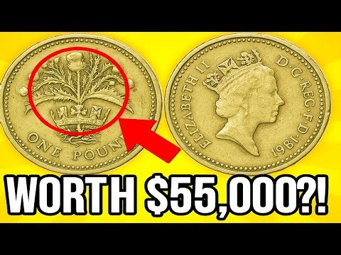 1984 1 pound Elizabeth II. Description and actual price | Coin Mistake Explained