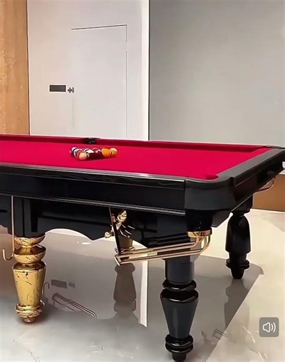 Boca Black Gold Billiard Table