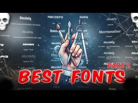 12 Best Trending Fonts for Video Editing 2026 🚀 || best fonts for editing