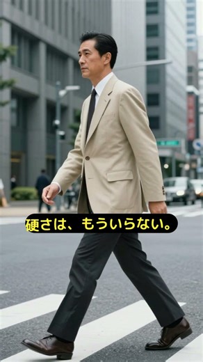 #50代ファッション#50代コーデ#50代メンズファッション#アラフィフコーデ#大人カジュアルコーデーポイント・ベージュジャケットで春化・黒ニットで締める・シルエットは細すぎない細身