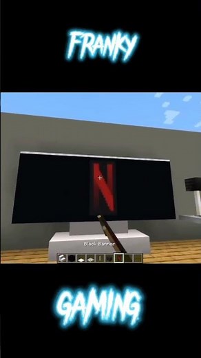 How to make smart tv in Minecraft #short