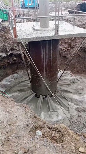 Driven Pile Foundation! #Construction #Engineering