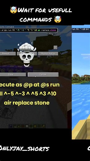 Best minecraft command ever 😱😱#funnyvideo #minecraft #gaming #minecraftshorts