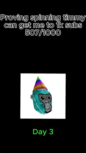 Proving spinning timmy can get me to 1k