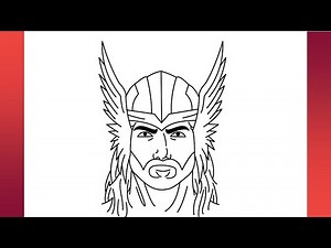 How to Draw Thor from Ragnarok Step by Step Drawing