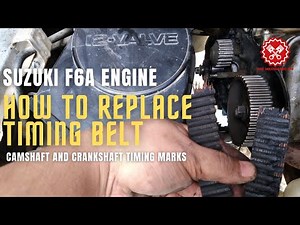 HOW TO REPLACE TIMING BELT | SUZUKI MULTICAB F6A | PROPER TIMING OF CAMSHAFT AND CRANKSHAFT