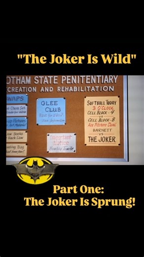 Jim Gladman on Instagram: "Batman: "The Joker Is Wild - Batman Gets Riled" (airdates: Jan 26 & Jan 27 1966). Batman season 1, episodes 5 & 6. Guest villain: Cesar Romero as the Joker. S1.E5 "The Joker Is Wild" Part One: The Joker Is Sprung! There are two many good bits to get it all in under 3 minutes. Next up: Part Two: At The Flugelheim Museum Part Three: The Joker's Utility Belt Part Four: The Joker Unmasked The Joker escapes from prison and begins another crime wave on Gotham City. After bei