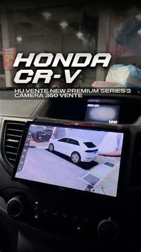Installation of Vente head unit and Vente 360 ​​camera in Honda CR-V car