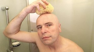 Bald Man Washing His Body Sponge Stock Footage Video (100% Royalty-free) 13645043 | Shutterstock