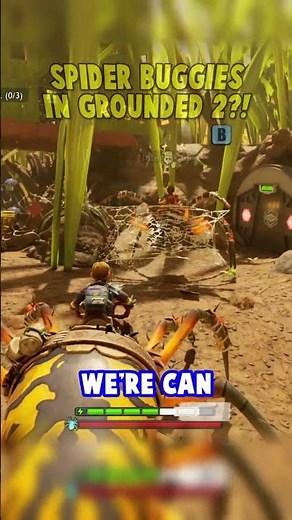 They added SPIDER BUGGIES to Grounded 2?!