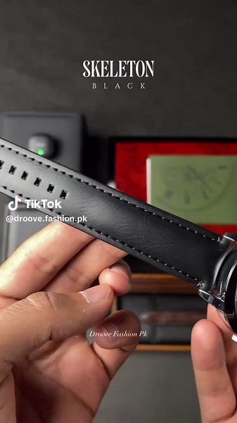 Black Skeleton OG Automatic Watch | Droove Fashion
