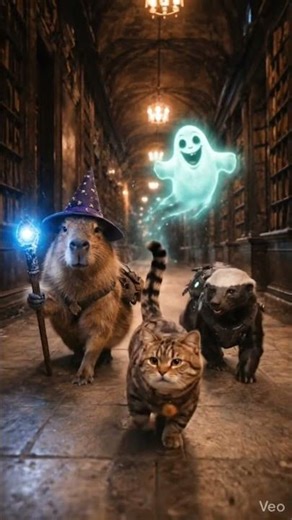 WHO YOU GONNA CALL? 👻🐾 Animal Ghostbusters in Action! #Shorts #ghostbusters #FunnyAnimals #adventure