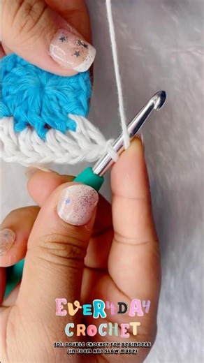 double crochet for beginners #crochet #crochetforbeginners #BeginnerCrochet #CrochetTutorial #knit