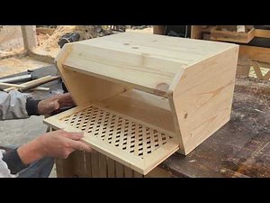 Skilled Craftsman's Woodworking Ideas // How To Make A Smart And Useful Storage Box
