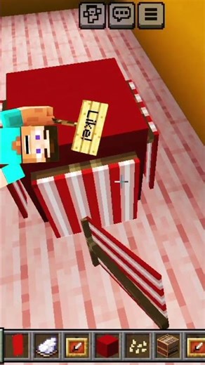 how to make a popcorn cinema in Minecraft 🍿 #minecraft
