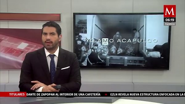Salen 55 camiones con víveres hacia Acapulco desde Edomex: Segob