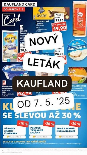 Leták Kaufland od 7. 5. 2025