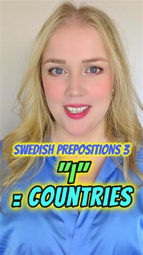 Why “i Sverige” but “på Gotland”? 🇸🇪