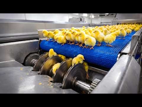From Egg to Full Chicken in 6 Weeks – Inside a Mega Poultry Farm