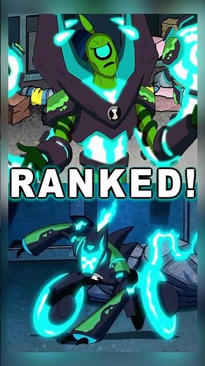 Ben 10 Omni-Enhanced Aliens Ranked Worst to Best! #ben10 #ranked #fyp