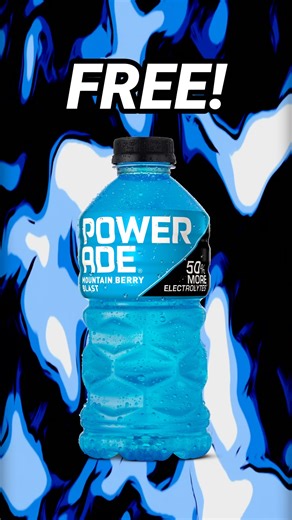 Grab one 28 oz. POWERADE® in any flavor FREE today only! Claim the offer in-app before you stop in and enter your Murphy Drive Rewards number at checkout. | Murphy USA