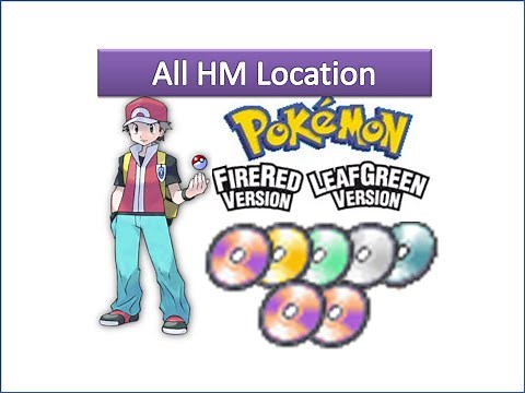 Pokemon Fire Red & Leaf Green - All HM Locations
