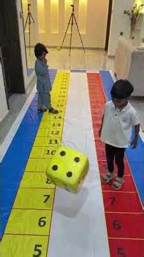 2 Player Dice Jump Race | 25 Box Challenge | Finish The Line #viral #funny #games #funnycomedy