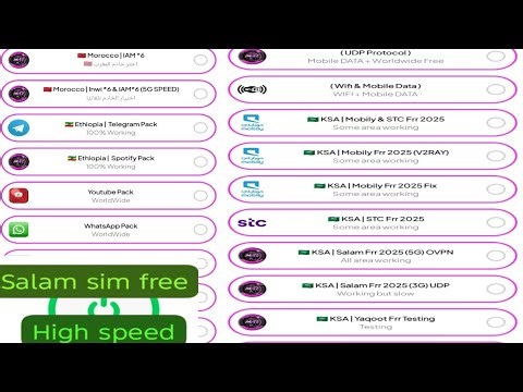 Zain free Unlimited internet Data VPN Package VPNs for Free Internet Mobily Zain Free | Stc Sim Free