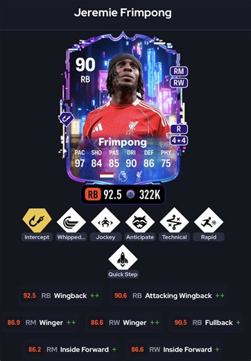 Jeremie Frimpong FlashBack SBC✅ #elprofegamer1 #frimpongflashback