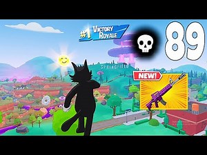 89 Elimination Solo Vs Squads "Zero Build" Gameplay Wins (NEW Fortnite Simpsons Mini Season 2 PC)