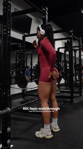 HOW TO CORRECTLY DO AN RDL! ✨ rdls are a tough movement to nail down, but with the right cues and with practice, you can perfect this exercise to help support glute growth 🙂‍↕️ wearing NEW @DFYNE impact in color ‘raspberry’ coming january 8th as part of the SWITCH drop — available at 8am PST / 11am EST dc ‘TRINA’ to save 🤍 #rdl #howto #gymtipsforwomen #rdlform #gluteexercise