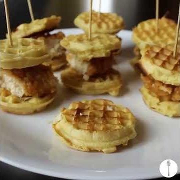 Up Your Game With Chicken and Waffle Sliders