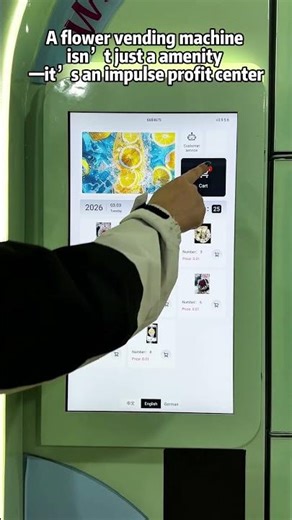 Chinese Vending Machines are the best! flower anyone? #vendingmachine#vending #flower #flowervending