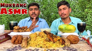 160K views · 6.4K reactions | Eating food |Baryani,kastoore boti,King of froot Mango,Chiken Drum stick,chicken kaba|Bukbang Asmr | Afzal Shafi | Facebook