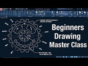 AutoCAD 2D Practice Drawing For Beginners