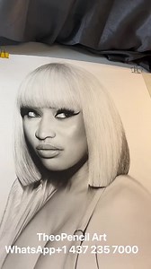 184K views · 1.7K reactions | Pencil drawing of Nicki Minaj #nickiminaj by #TheoPencil, Thinking of a #GIFT for someone? WhatsApp +1 4372357000 | Theo Pencil Art | Facebook