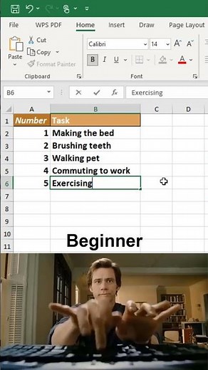 How to do auto numbering in excel 😱 #excel #office #spreadsheet