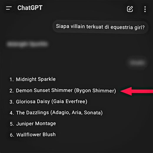 Demon Sunset Shimmer in My Little Pony