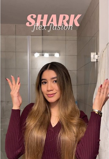 Aquí te dejo un tutorial por si aún no sabes cómo usar tu Shark FlexFusion🫰🏻✨ #shark #sharkflexstyle #sharkflexfusion #cabello #hair #fypp #paratii