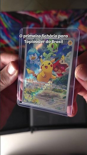 O primeiro fichário para toploader do Brasil