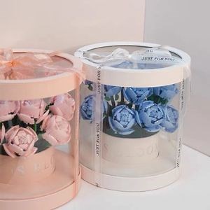 [Hot Item] Assembled Building Blocks Flower Rose Bouquet Hug Bucket Send Girl Building Blocks